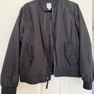 GAP Classic Black Bomber Jacket